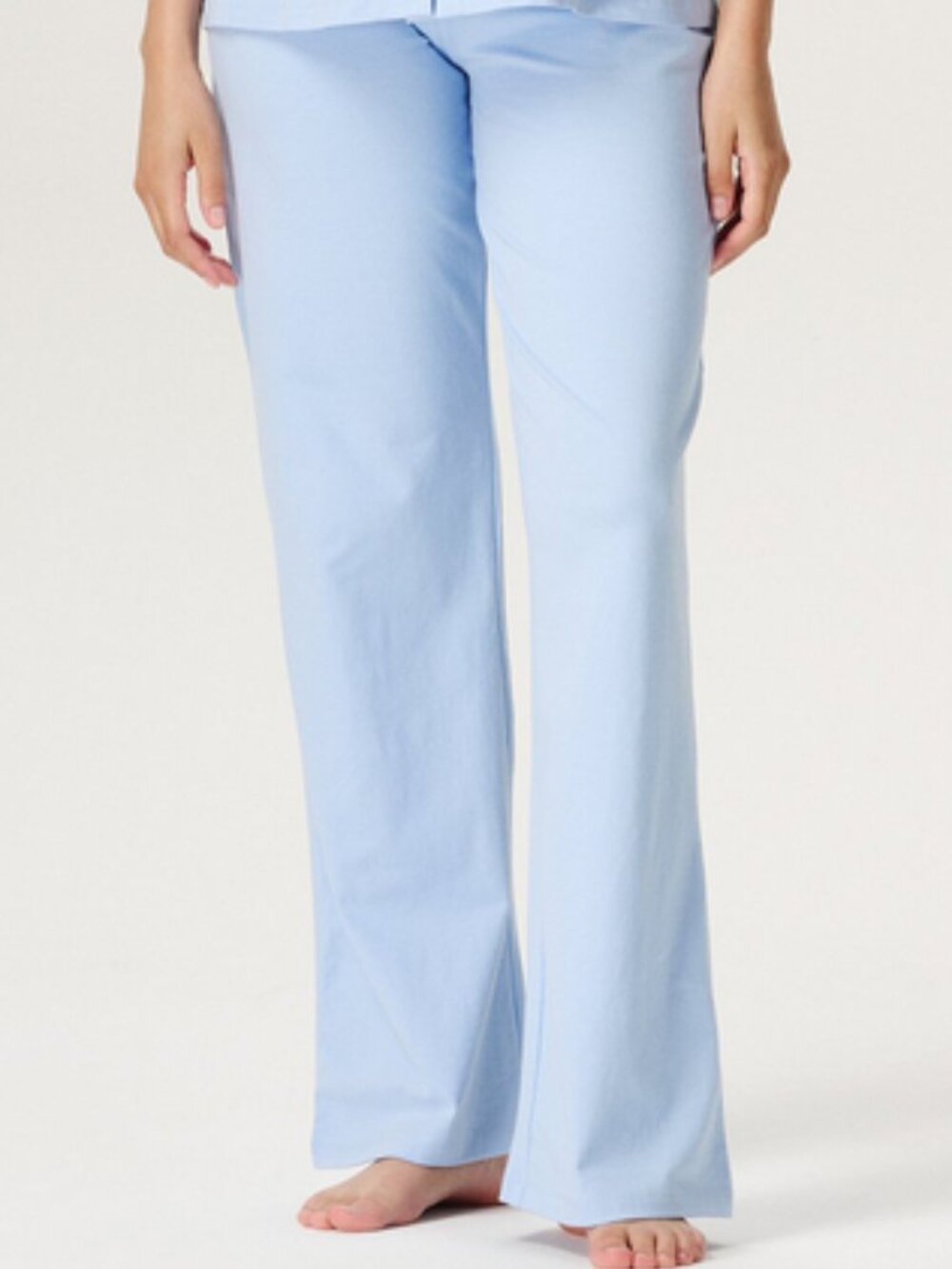 Noppies Pajama Pants Wiza Sky Blue High Waist Straight Leg Pull On XXL